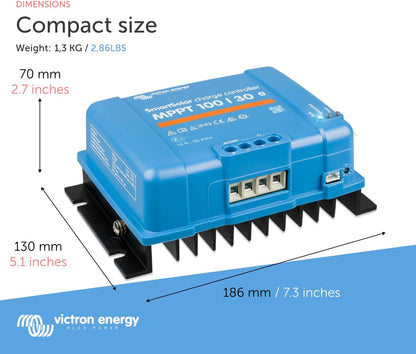 Victron Energy SmartSolar MPPT 100V 30A 12/24 (Bluetooth)